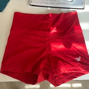 Red Booty Shorts